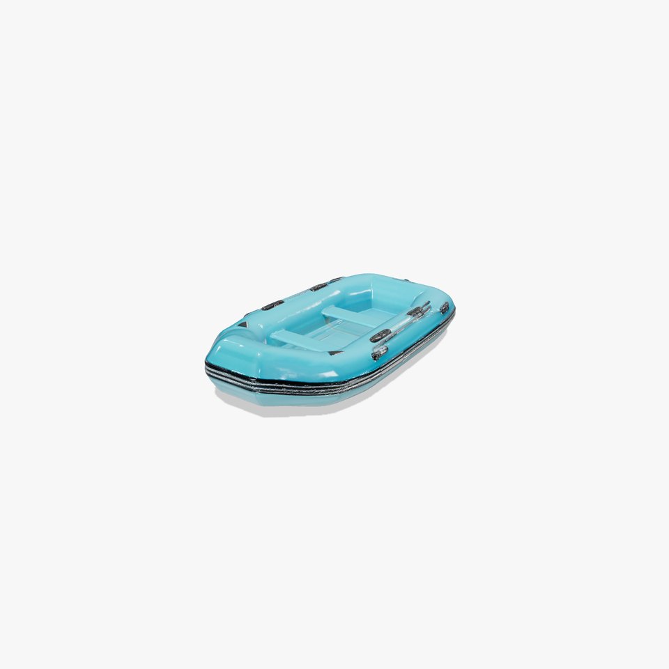 Teal Inflatable Raft model pack
